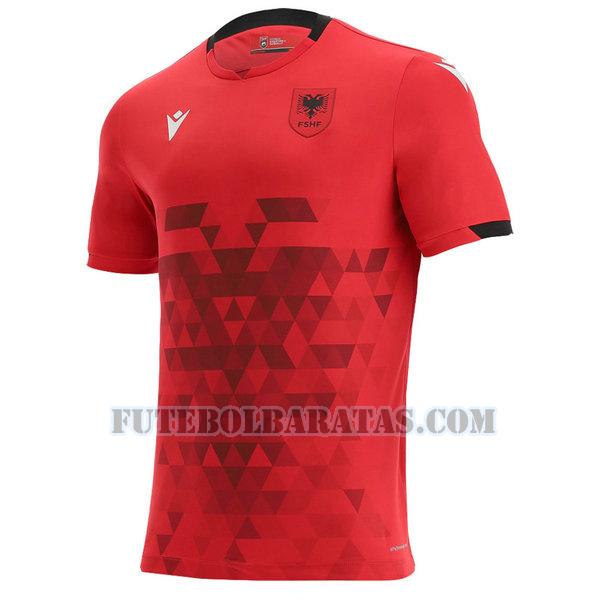 camisa albânia 2021 2022 home - vermelho homens