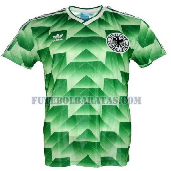 camisa alemanha 1990 away - verde homens