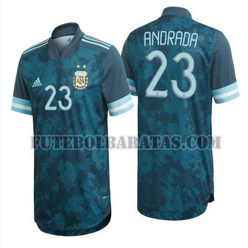 camisa andrada 23 argentina 2020 away - azul homens