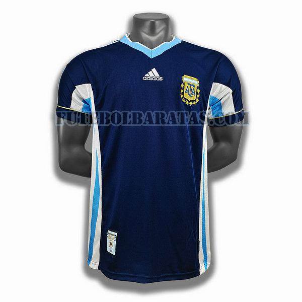 camisa argentina 1998 away player - homens