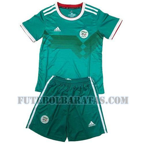 camisa argélia 2019 away - verde meninos