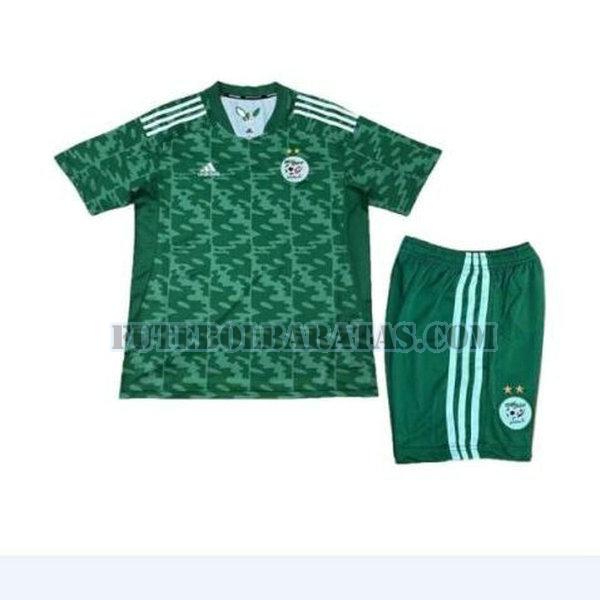 camisa argélia 2021 2022 away - verde meninos