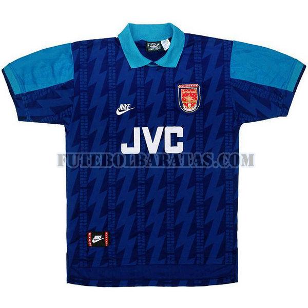 camisa arsenal 1994 away - azul homens