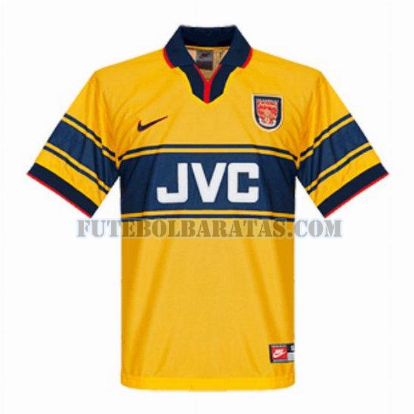 camisa arsenal 1997 home - amarelo homens