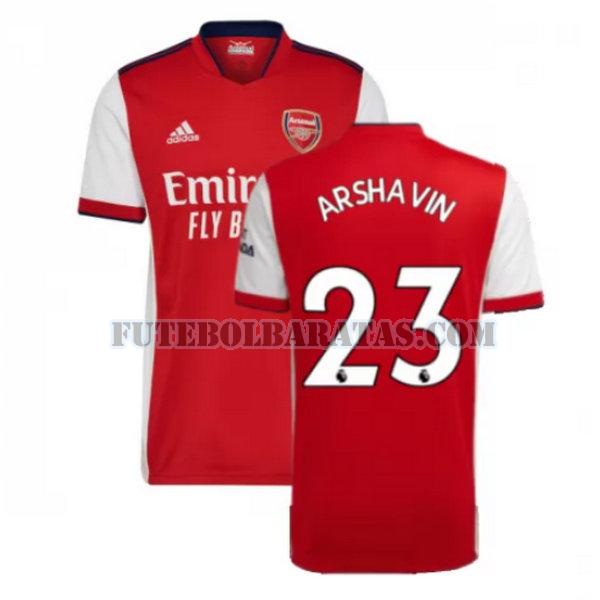camisa arshavin 23 arsenal 2021 2022 home - vermelho homens