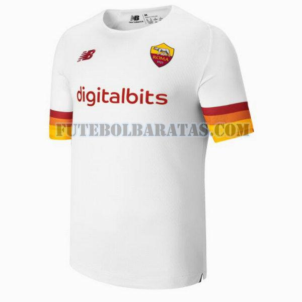 camisa as roma 2021 2022 away - branco homens