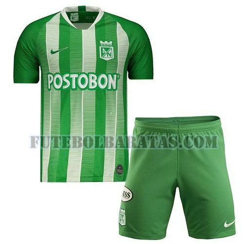 camisa atletico nacional 2019-2020 home - verde meninos