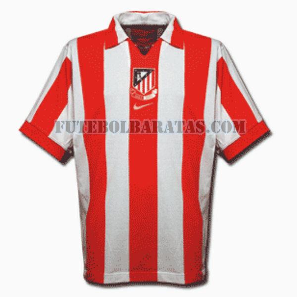 camisa atlético madrid 1903-2003 home - vermelho branco homens