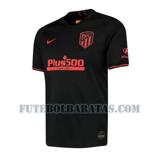 camisa atlético madrid 2019-2020 away - preto homens