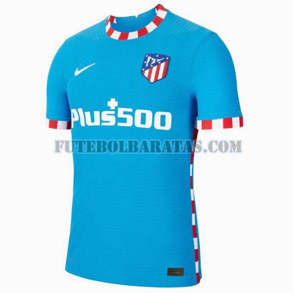 camisa atlético madrid 2021 2022 third - azul homens