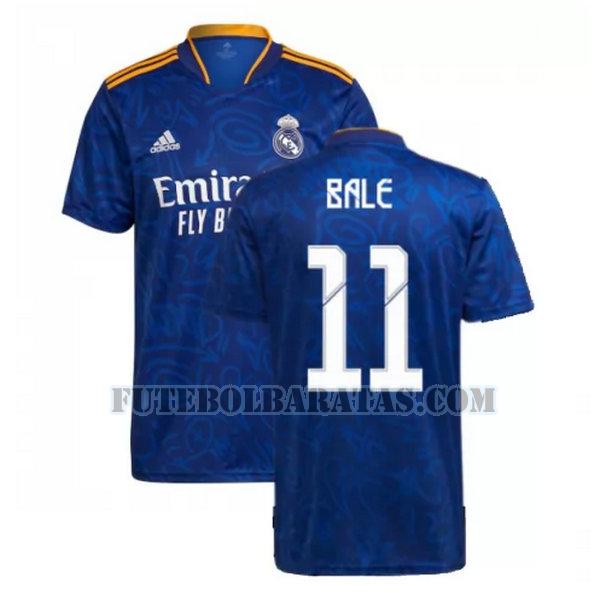 camisa bale 11 real madrid 2021 2022 away - azul homens