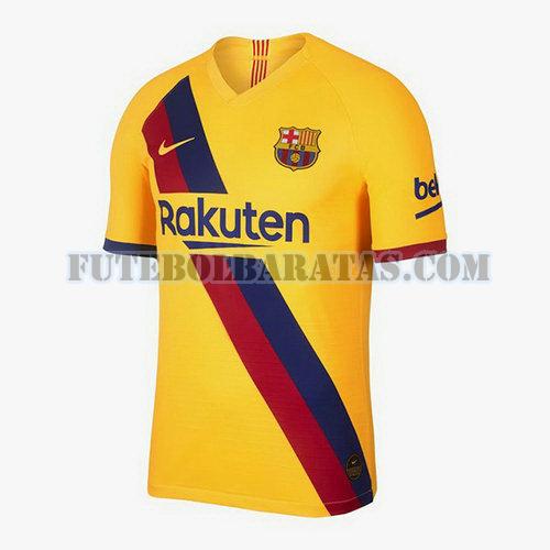 camisa barcelona 2019-2020 away - amarelo homens