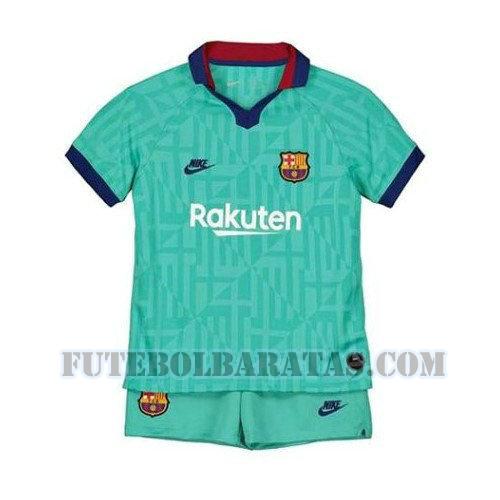 camisa barcelona 2019-2020 third - verde meninos