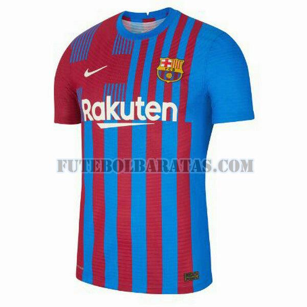 camisa barcelona 2021 2022 home - vermelho azul homens