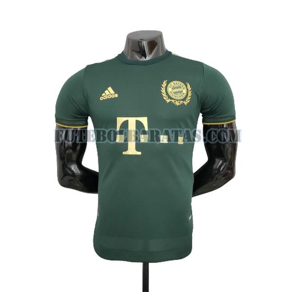 camisa bayern de munique 2021 2022 commemorative edition player - verde homens