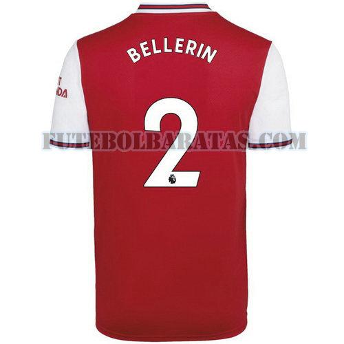 camisa bellerin 2 arsenal 2019-2020 home - vermelho homens