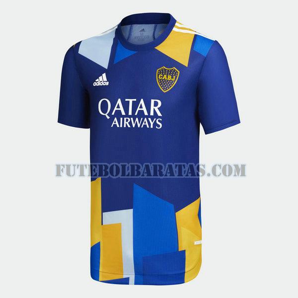 camisa boca juniors 2021 2022 third - azul homens