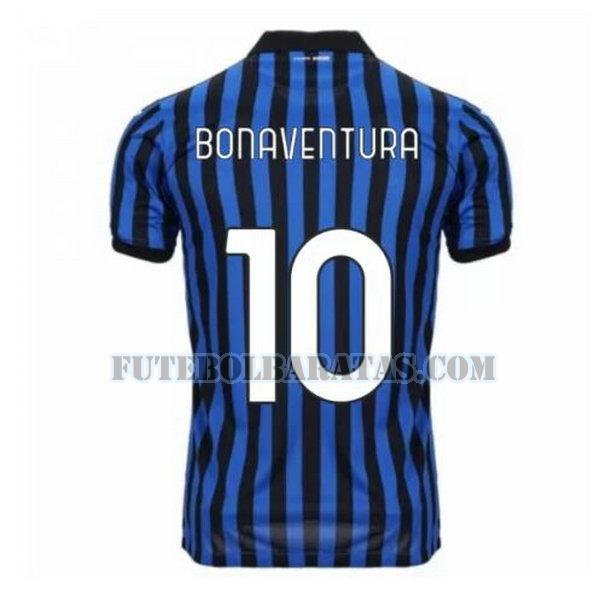 camisa bonaventura 10 atalanta bc 2020-2021 home - azul homens
