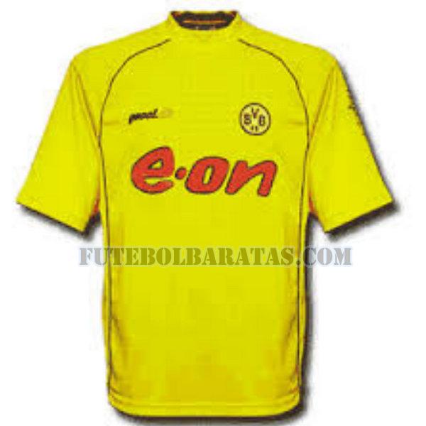 camisa borussia dortmund 2002 home - amarelo homens