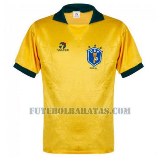camisa brasil 1988 home - amarelo homens