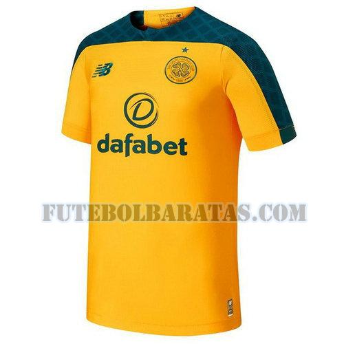 camisa celtic fc 2019-2020 away - amarelo homens