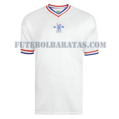 camisa chelsea 1982 third - branco homens