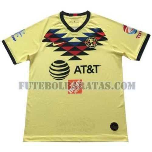 camisa club américa 2019-2020 home - amarelo homens