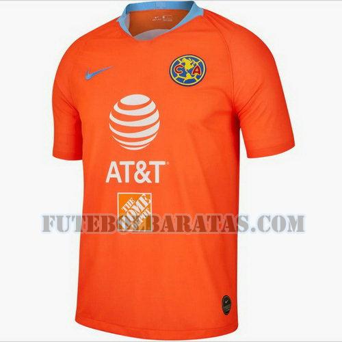 camisa club américa 2019 2020 third - laranja homens