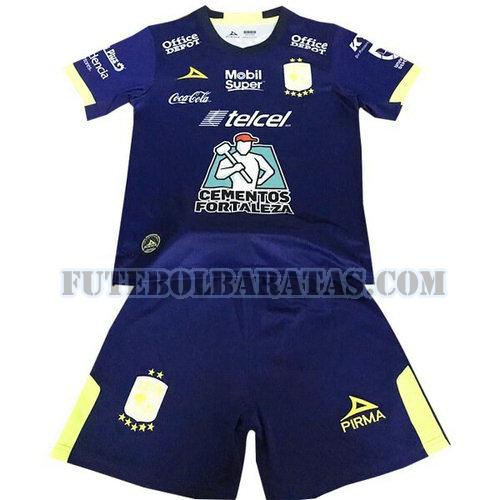 camisa club leon 2019-2020 third - azul meninos