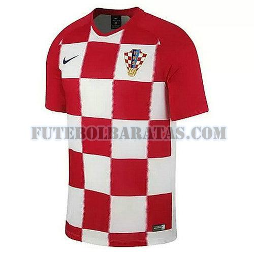 camisa croácia 2018 home - vermelho homens