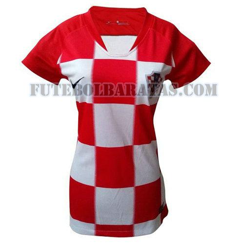 camisa croácia 2018 home - vermelho mulheres