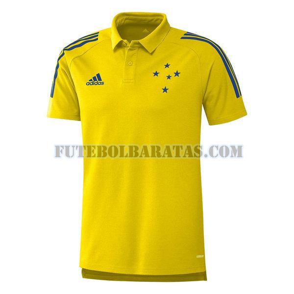 camisa cruzeiro esporte clube 2021 2022 - amarelo homens