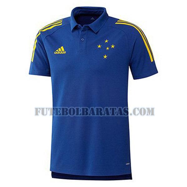 camisa cruzeiro esporte clube 2021 2022 - azul homens