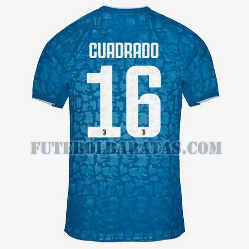 camisa cuadredo 16 juventus 2019-2020 third - azul homens