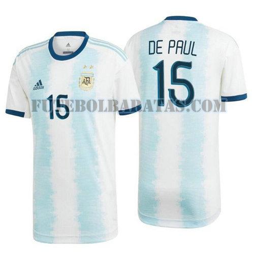 camisa de paul 15 argentina 2020 home - branco homens