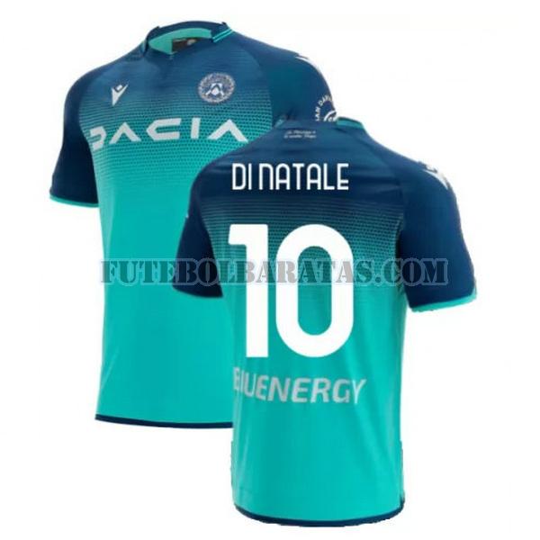 camisa di natale 10 udinese calcio 2021 2022 away - verde homens