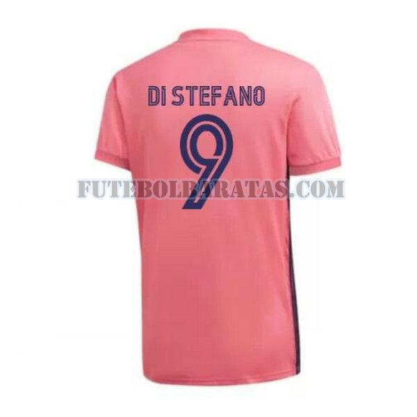 camisa di stefano 9 real madrid 2020-2021 away - rosa homens