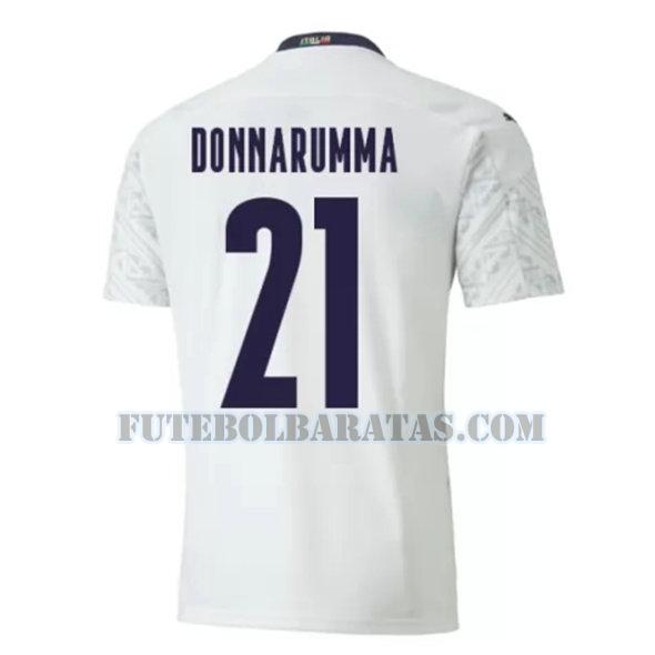 camisa donnarumma 21 itália 2020 away - branco homens