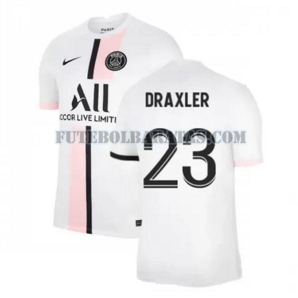camisa draxler 23 paris saint-germain 2021 2022 away - homens