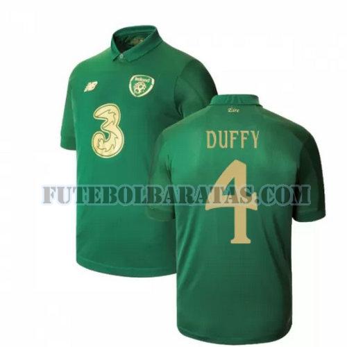 camisa duffy 4 irlanda 2020 home - verde homens