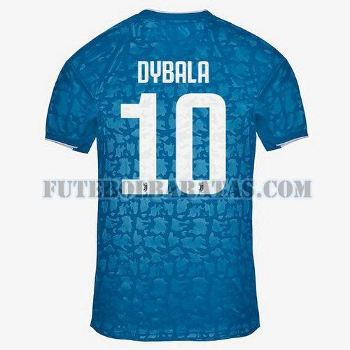 camisa dybala 10 juventus 2019-2020 third - azul homens