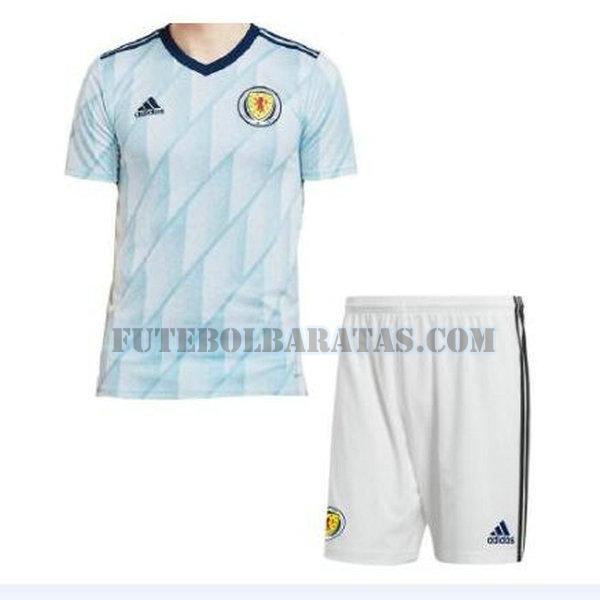 camisa escócia 2021 2022 away - azul meninos