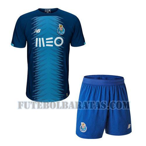 camisa fc porto 2019-2020 third - azul meninos