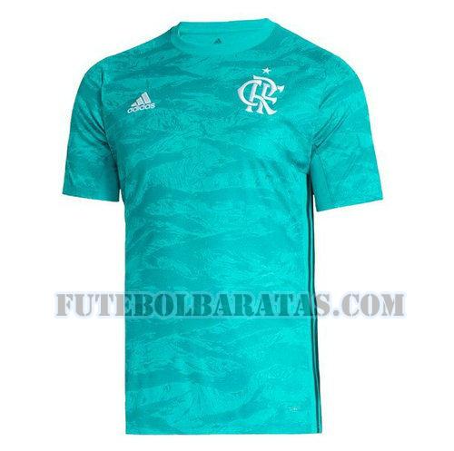 camisa flamengo 2019-2020 goleiro home - azul homens