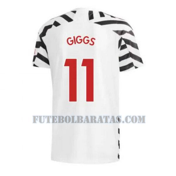 camisa giggs 11 manchester united 2020-2021 third - preto homens