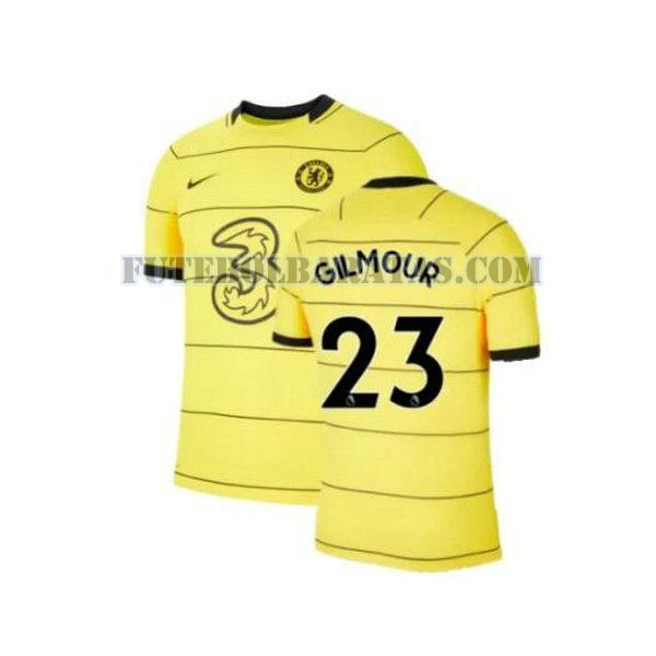 camisa gilmour 23 chelsea 2021 2022 third - amarelo homens