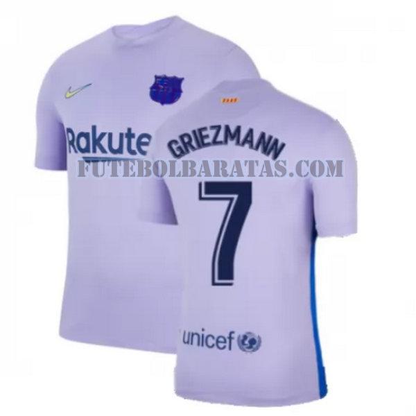 camisa griezmann 7 barcelona 2021 2022 away - amarelo homens