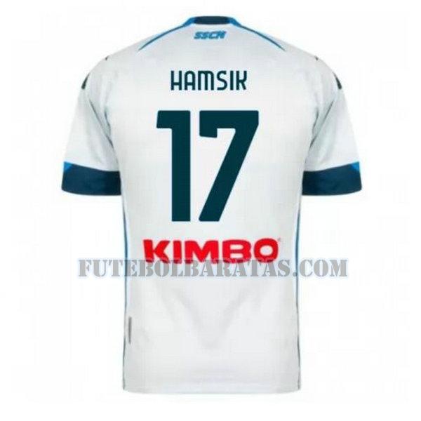 camisa hamsik 17 napoli 2020-2021 away - azul homens