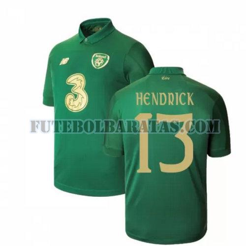 camisa hendrick 13 irlanda 2020 home - verde homens