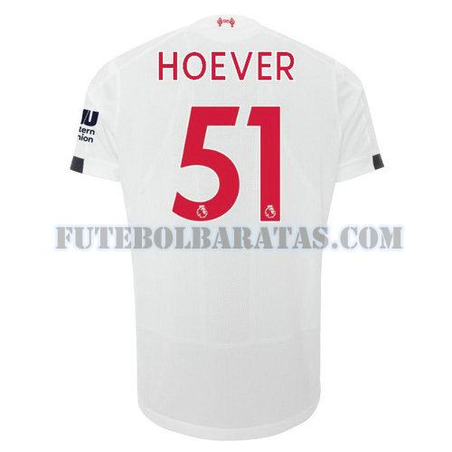 camisa hoever 51 liverpool 2019-2020 away - branco homens